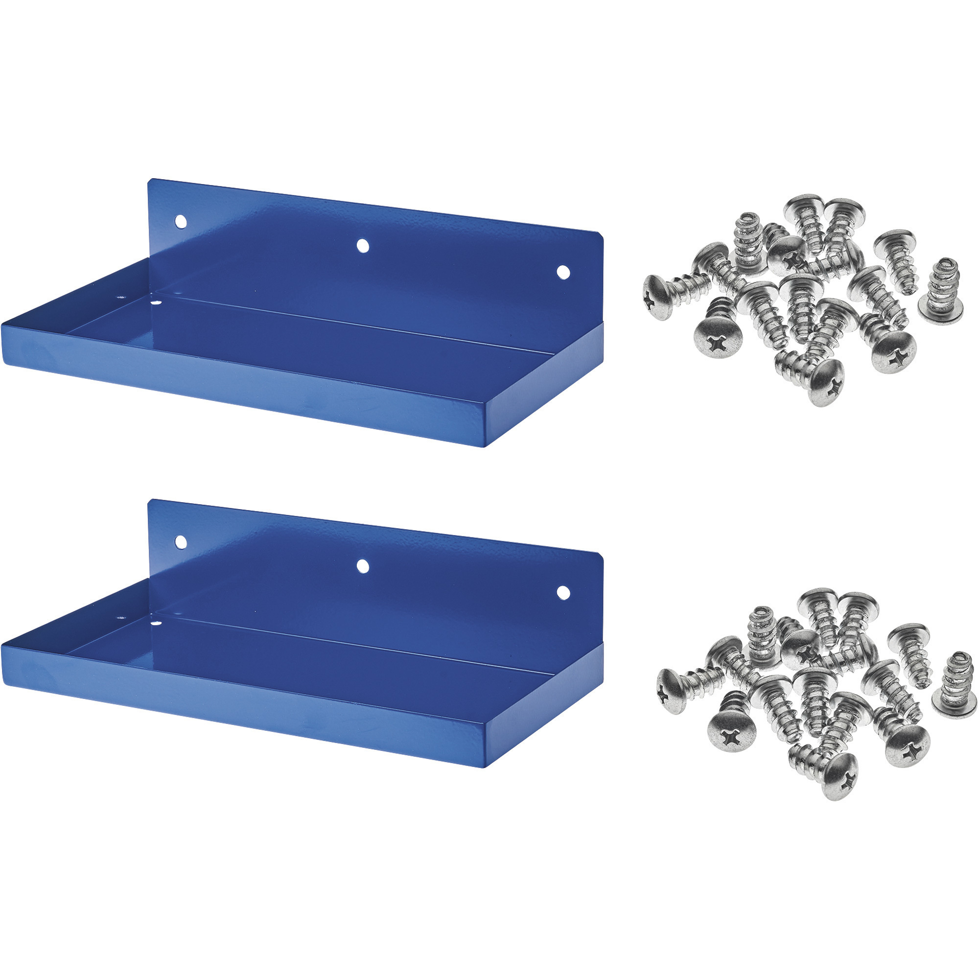 Triton Products DuraHook Shelf, 2 Pk., Deep Blue, 12-In.W x 6-In. D, Model# 76126